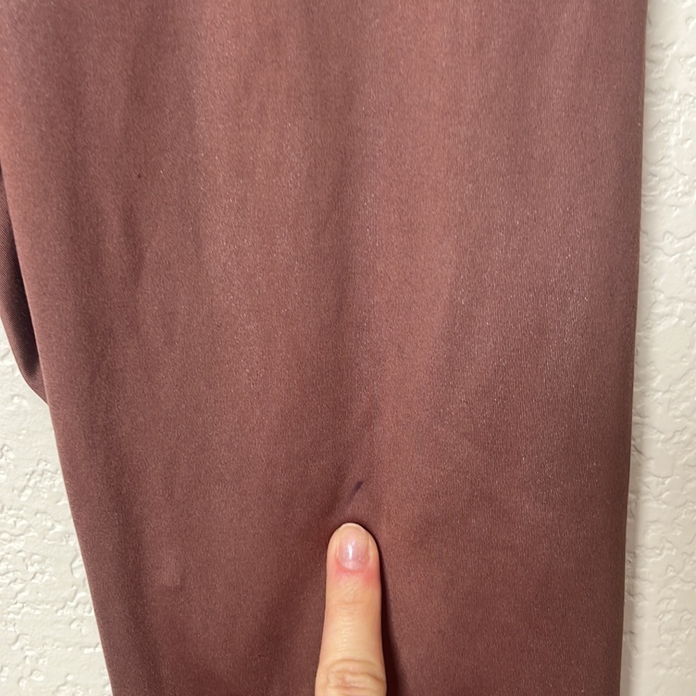 Athleta Metallic Legging Pant Pink size Small - Picture 3 of 11